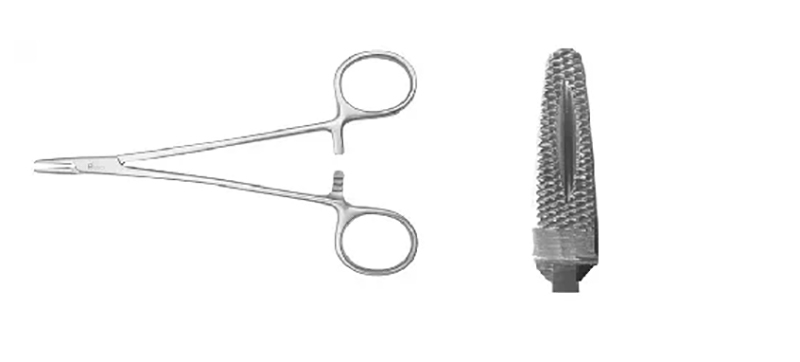 Needle-holding forceps